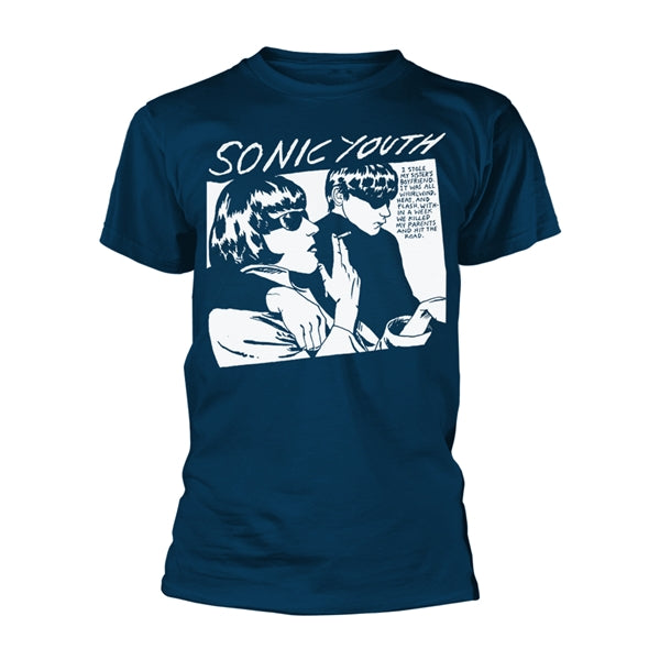 Sonic Youth - Unisex T-Shirt: Goo Album Cover (Navy)