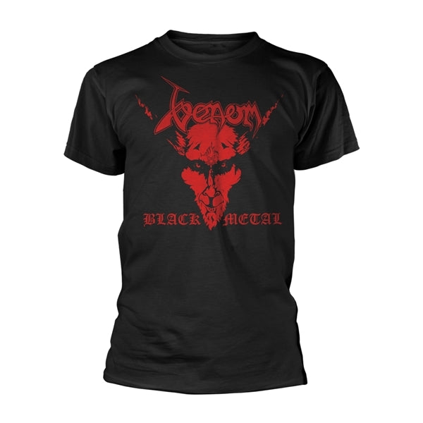 Venom - Unisex T-Shirt: Black Metal Red (Black)