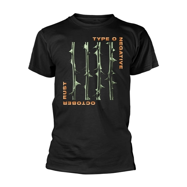 Type O Negative Unisex T-Shirt: October Rust (Black) (Back Print)