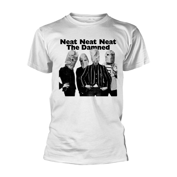 The Damned Unisex T-Shirt: Neat Neat Neat (White)