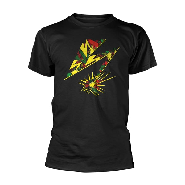Bad Brains Unisex T-Shirt: Camo Bolt (Black)