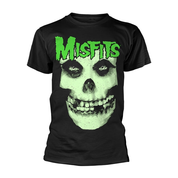 Misfits Unisex T-Shirt: Glow Jurek Skull (Black)