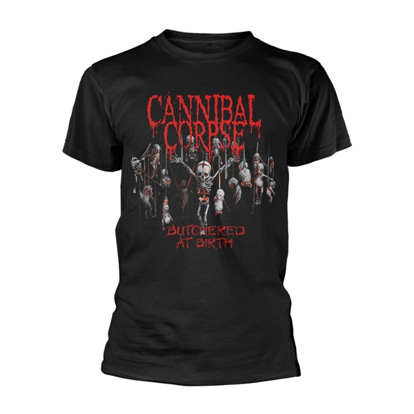 Cannibal Corpse Unisex T-Shirt: Butchered At Birth 2015 (Black)