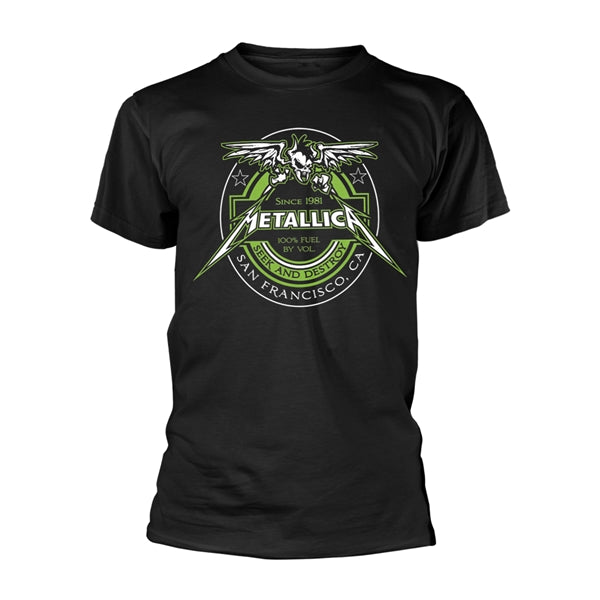 Metallica Unisex T-Shirt: Fuel (Black)