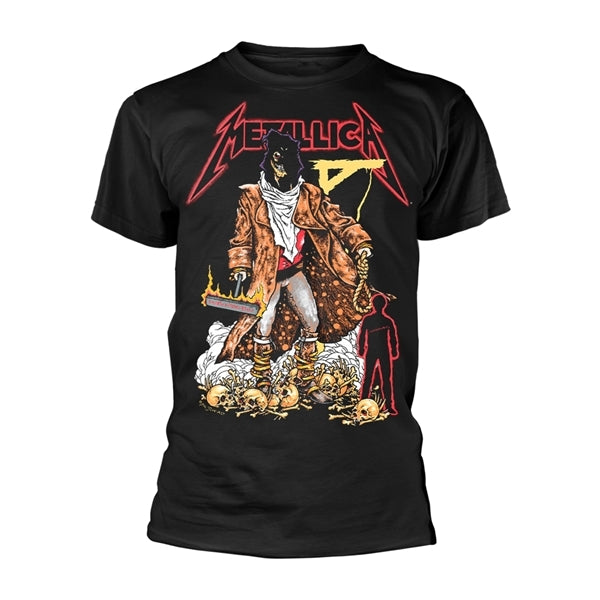Metallica Unisex T-Shirt: The Unforgiven Executioner (Black) (Back Print)