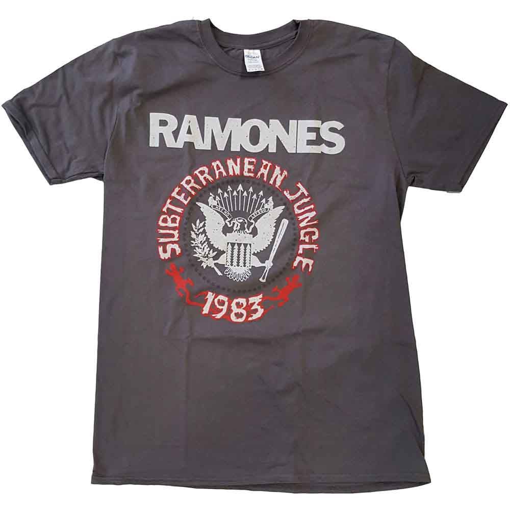 Ramones Unisex T-Shirt: Subterranean Jungle (Charcoal Grey)