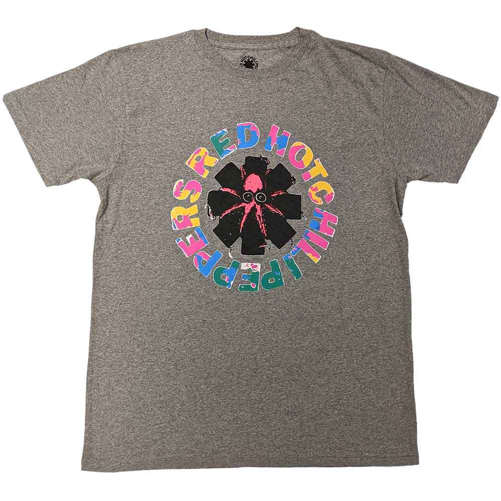 Red Hot Chili Peppers Unisex T-Shirt: Octopus (Grey)