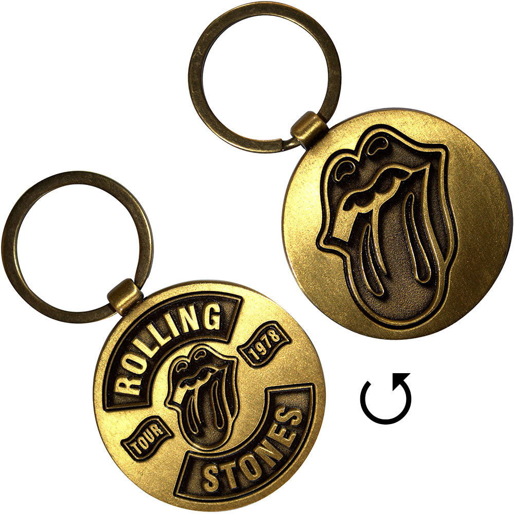 The Rolling Stones Keychain: Classic Tongue/Tour &