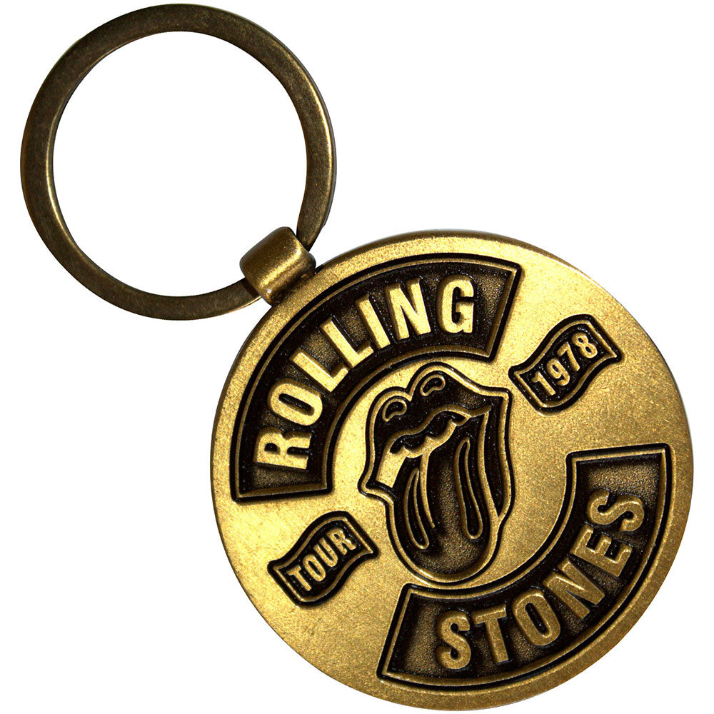 The Rolling Stones Keychain: Classic Tongue/Tour &