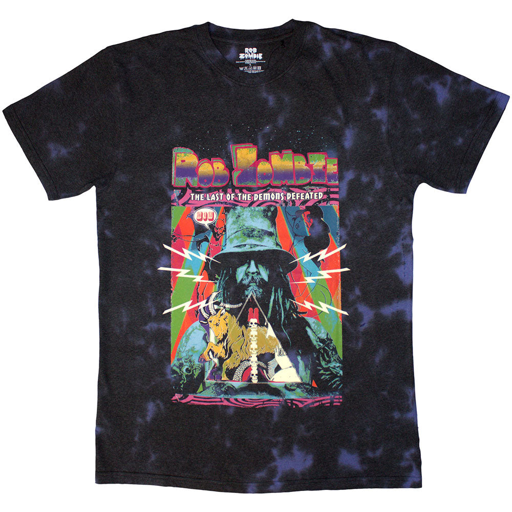 Rob Zombie Unisex T-Shirt: Last Of The Demons (Black) (Wash Collection)