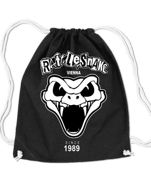 Rattlesnake Cotton Gymbag: Vienna 1989 (Black)