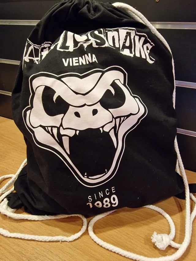 Rattlesnake Cotton Gymbag: Vienna 1989 (Black)