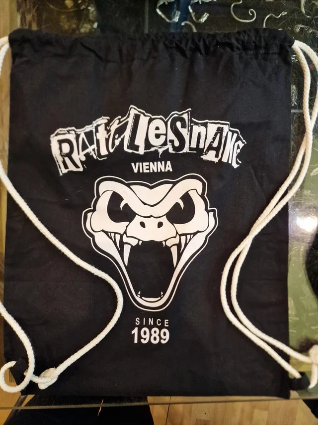 Rattlesnake Cotton Gymbag: Vienna 1989 (Black)
