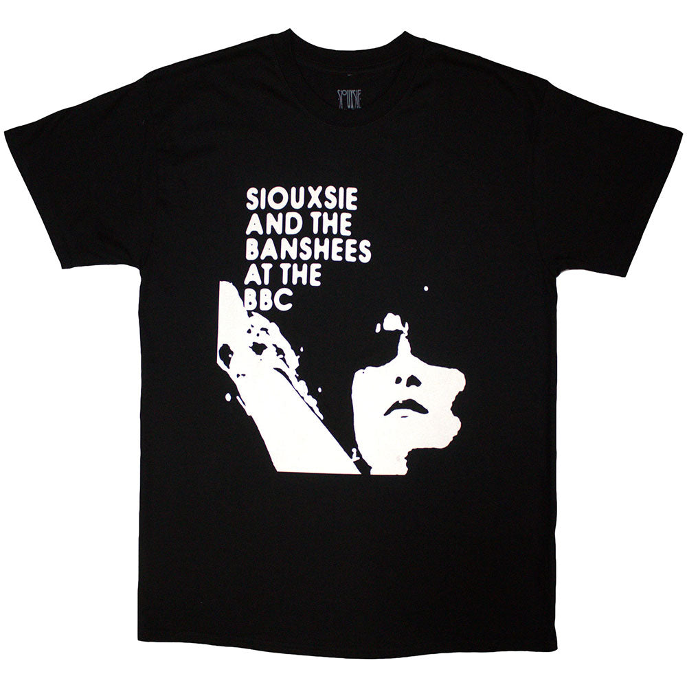 Siouxsie & The Banshees Unisex T-Shirt: At The BBC (Black)