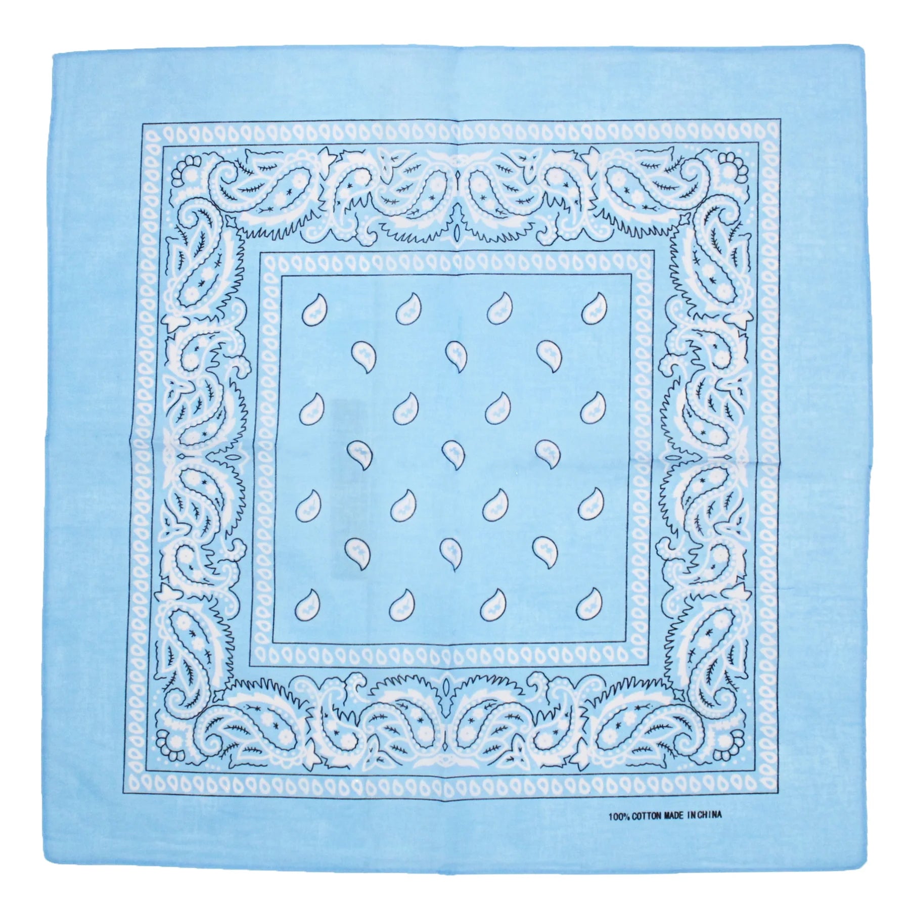 Bandana Paisley Print (Light Blue)