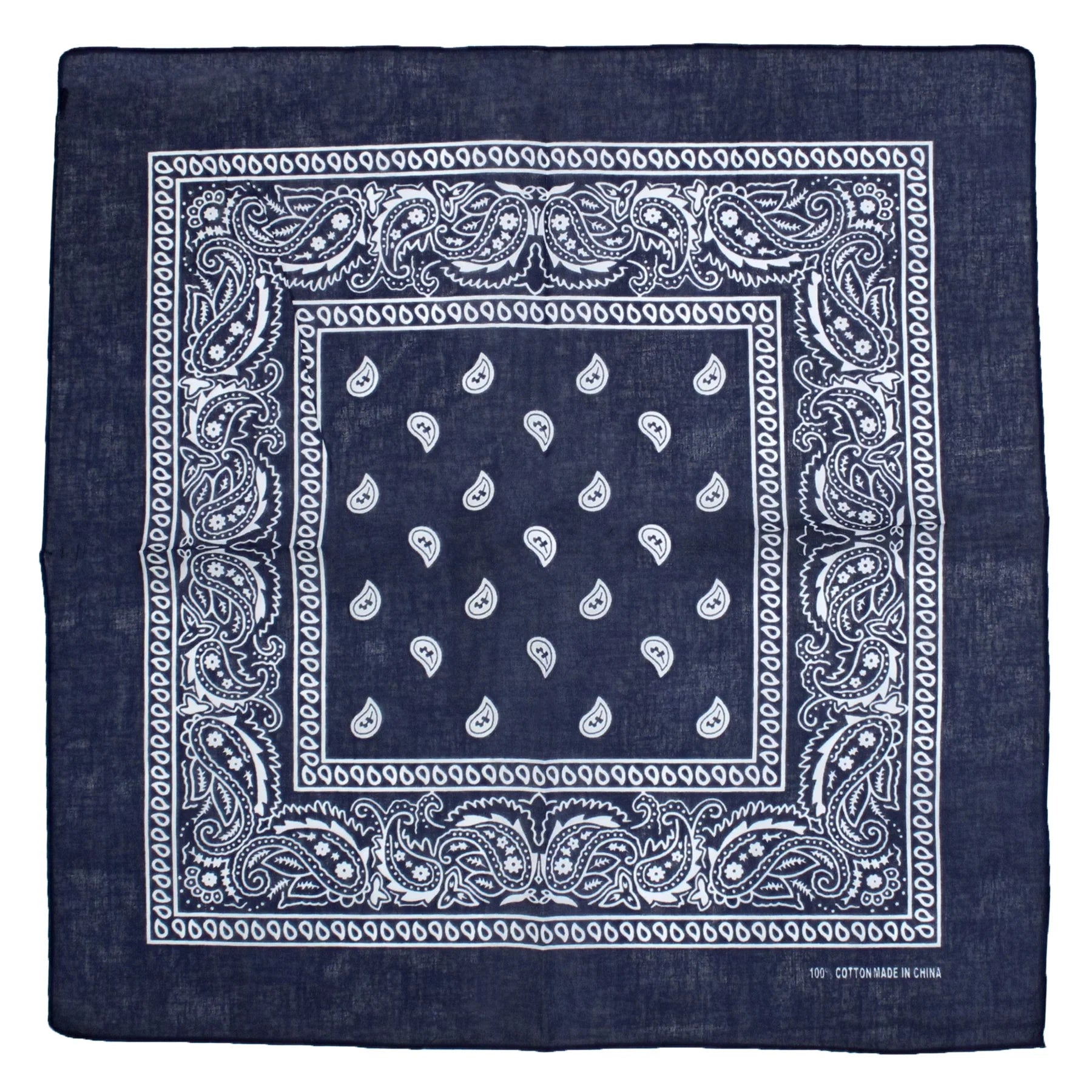 Bandana Paisley Print (Navy)