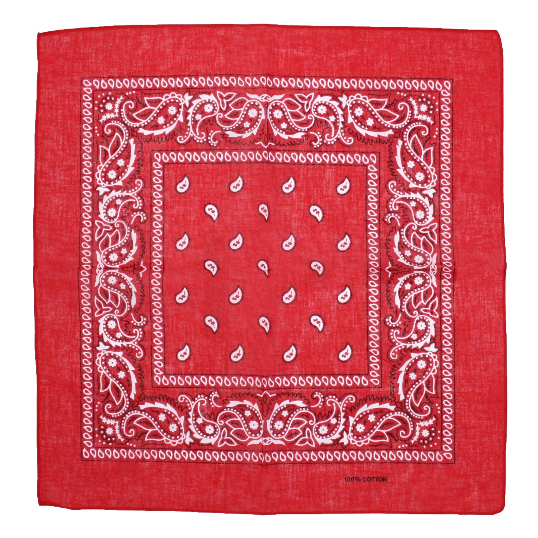 Bandana Paisley Print (Red)