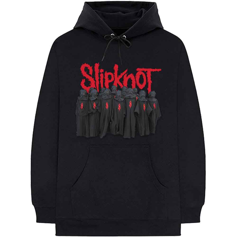 Slipknot Unisex Pullover Hoodie: Choir (Black) (Back Print)