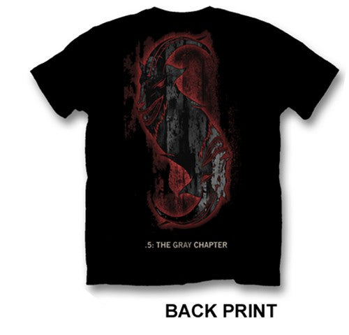 Slipknot Unisex T-Shirt: .5: The Gray Chapter (Black) (Back Print)