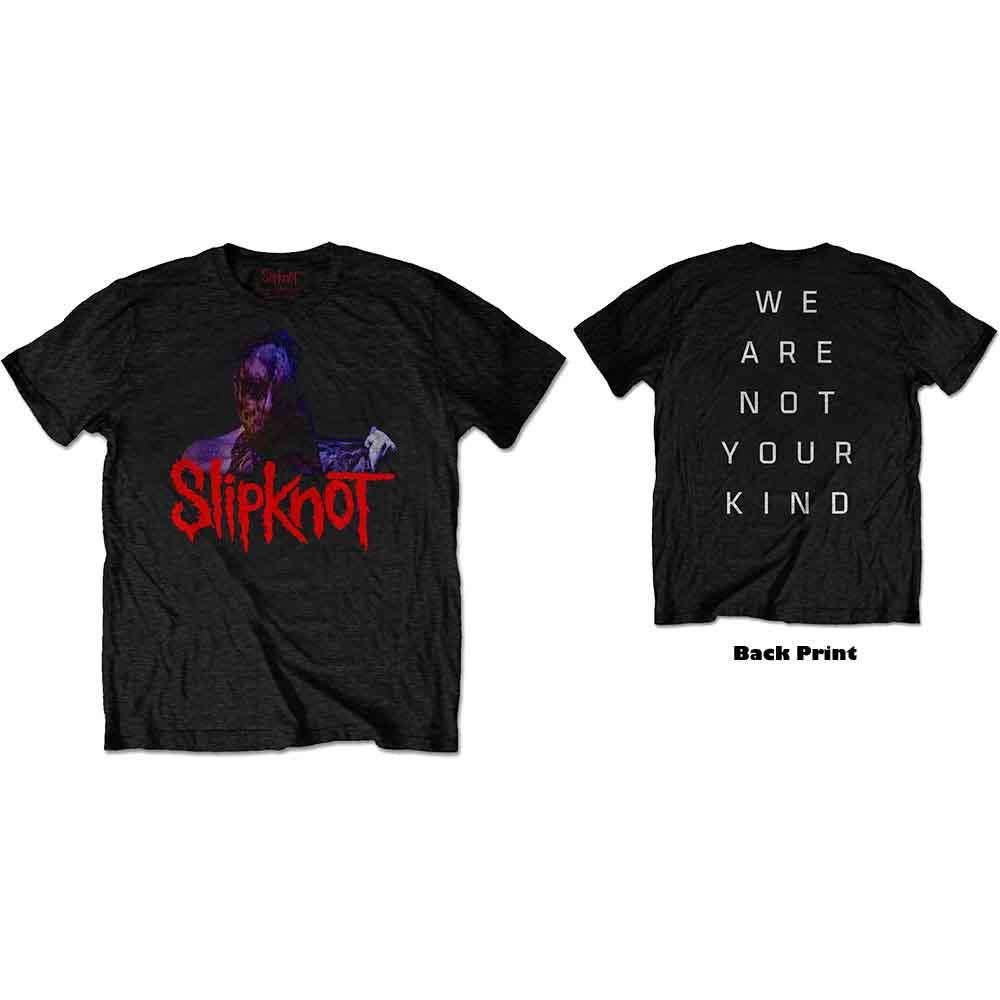 Slipknot Unisex T-Shirt: WANYK Back Hit (Black) (Back Print)