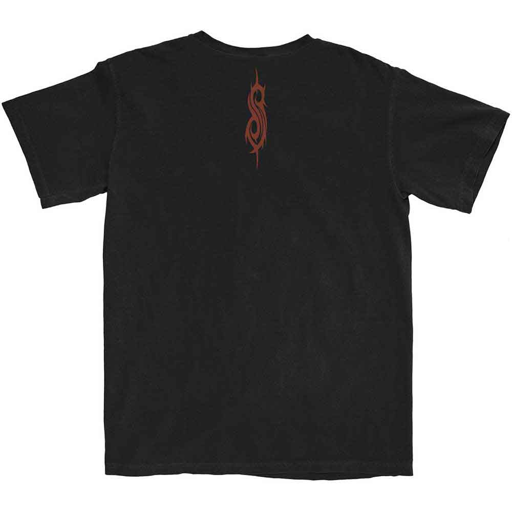 Slipknot Unisex T-Shirt: The End, So Far Group Photo (Black) (Back Print)