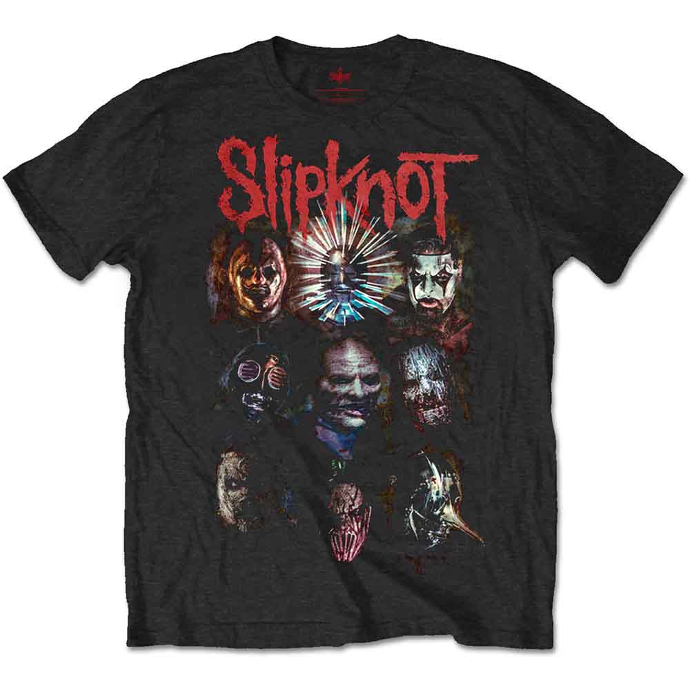 Slipknot Unisex T-Shirt: Prepare for Hell 2014-2015 Tour (Black) (Back Print)