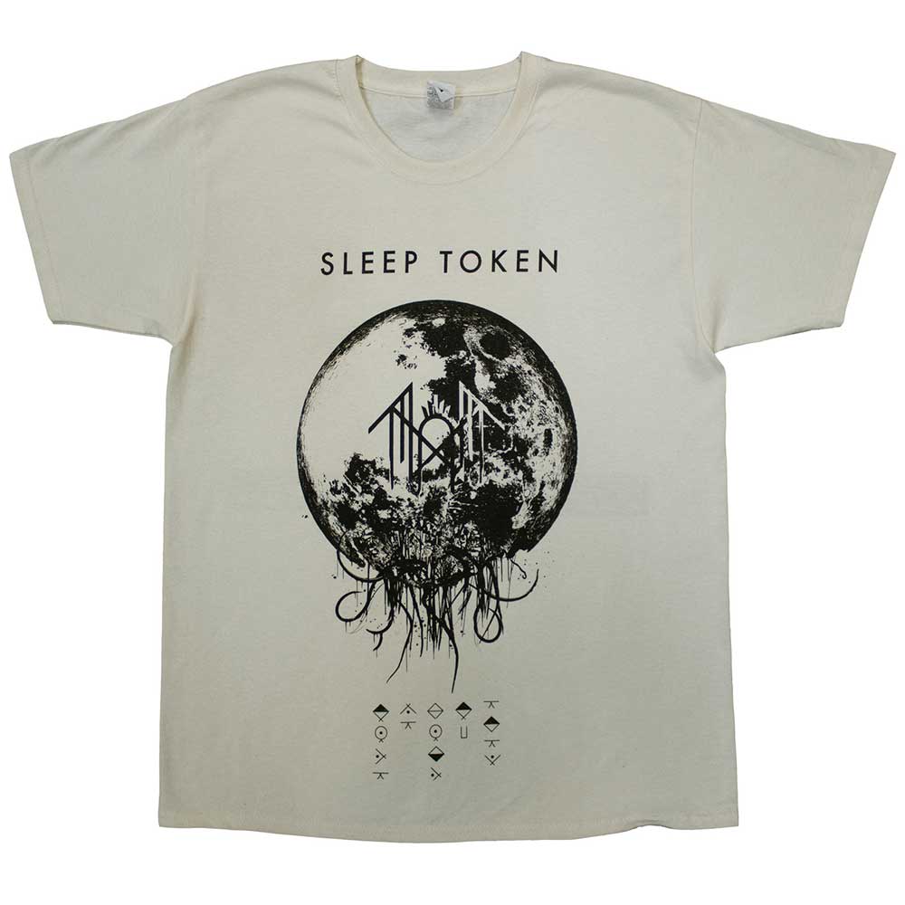 Sleep Token Unisex T-Shirt: Take Me Back To Eden (Natural) (Back Print)