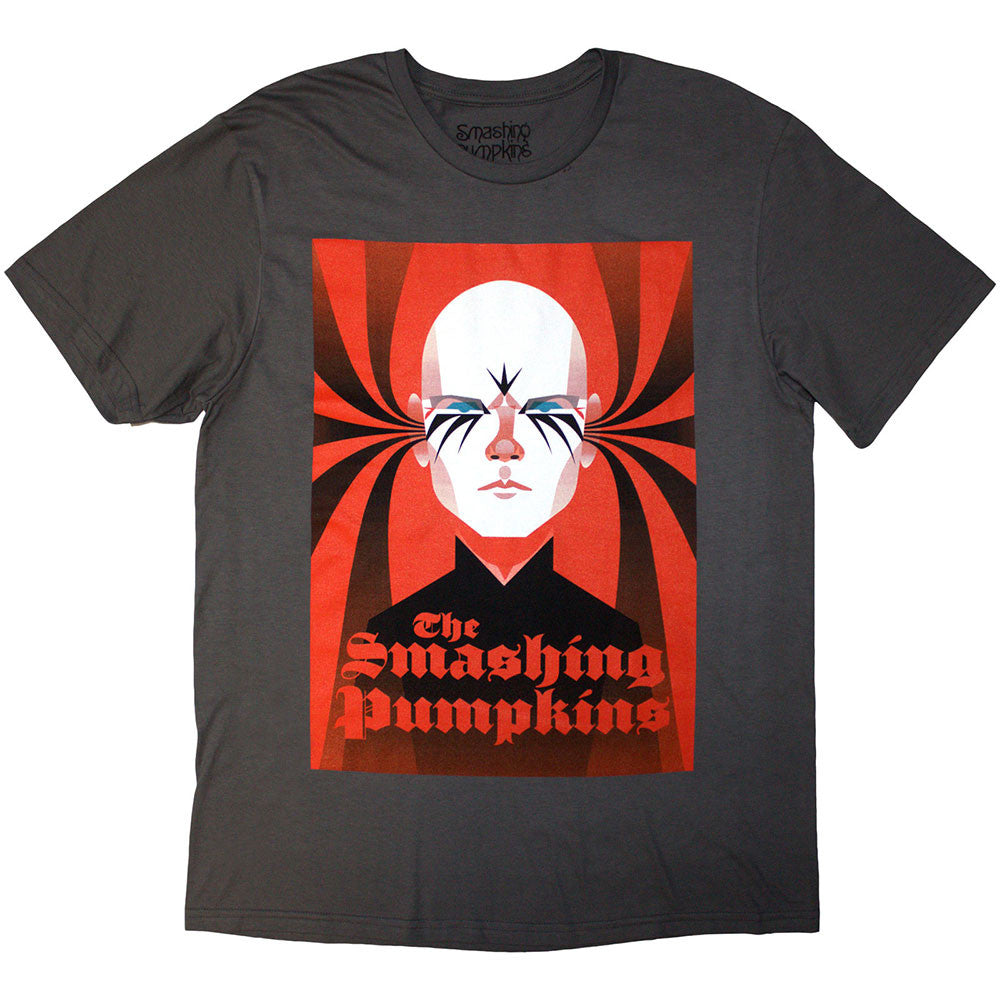 The Smashing Pumpkins Unisex T-Shirt: Billy (Charcoal Grey) (Back Print)
