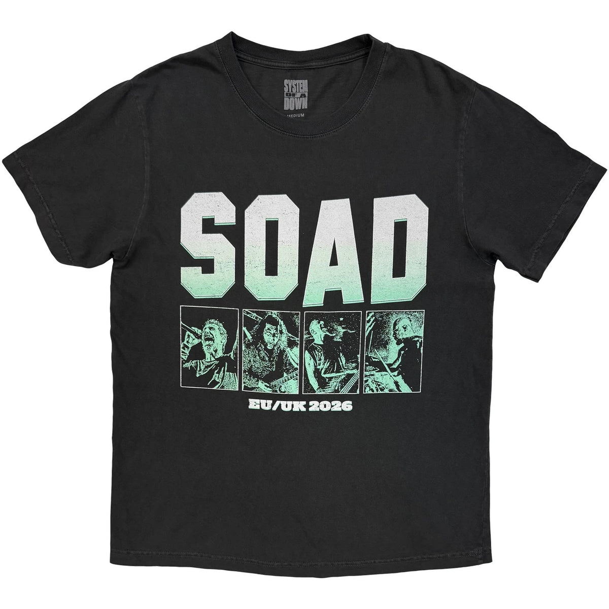 System Of A Down Unisex T-Shirt: Map Dateback Tour &