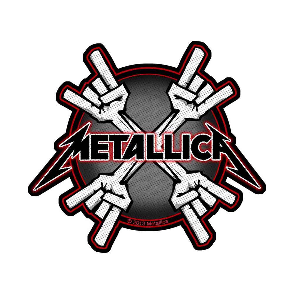 Metallica Standard Patch: Metal Horns