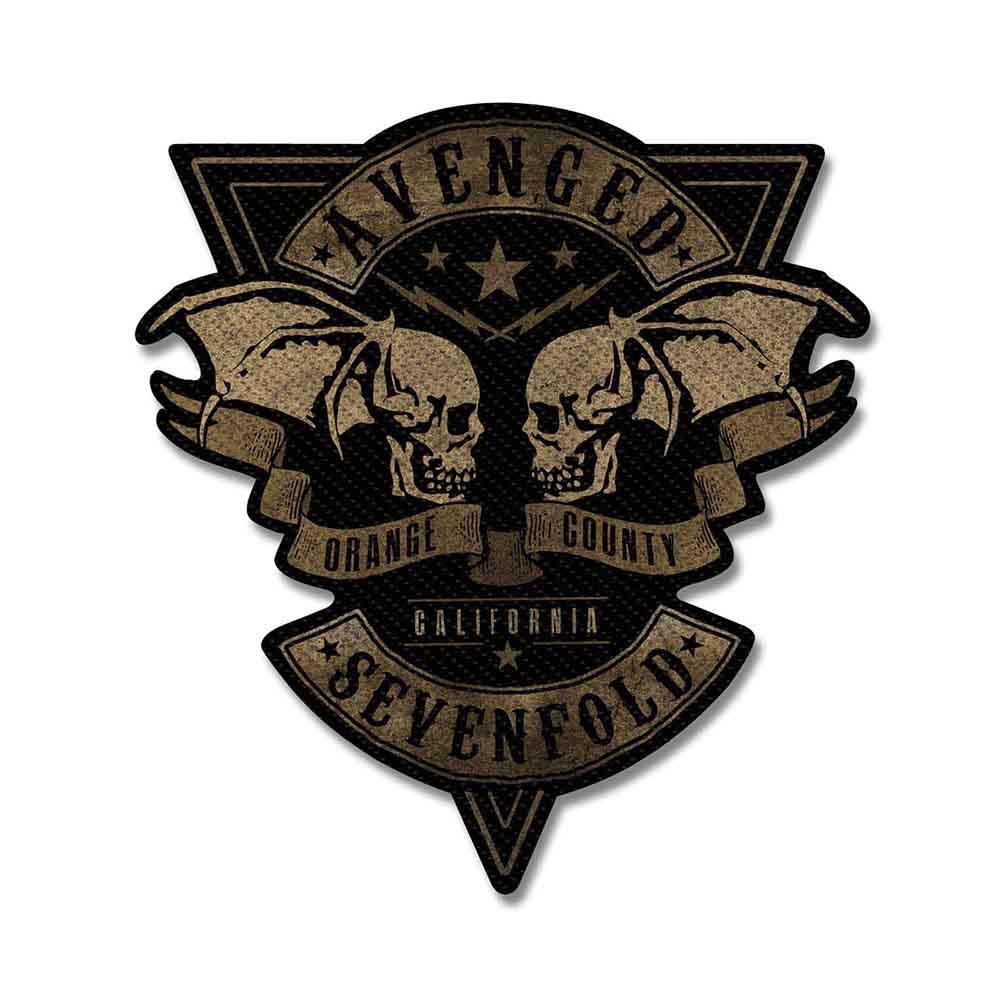 Avenged Sevenfold Standard Patch: Orange County Cut-Out