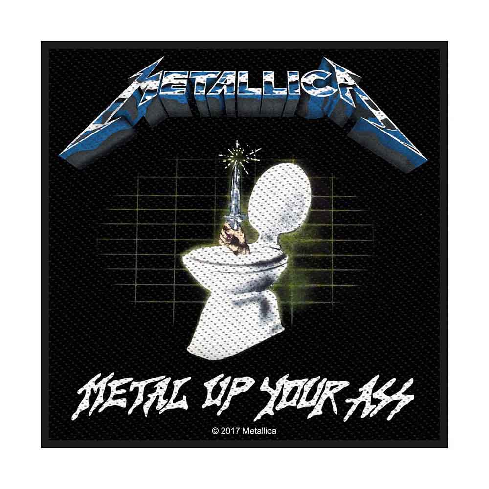 Metallica Standard Patch: Metal Up Your Ass