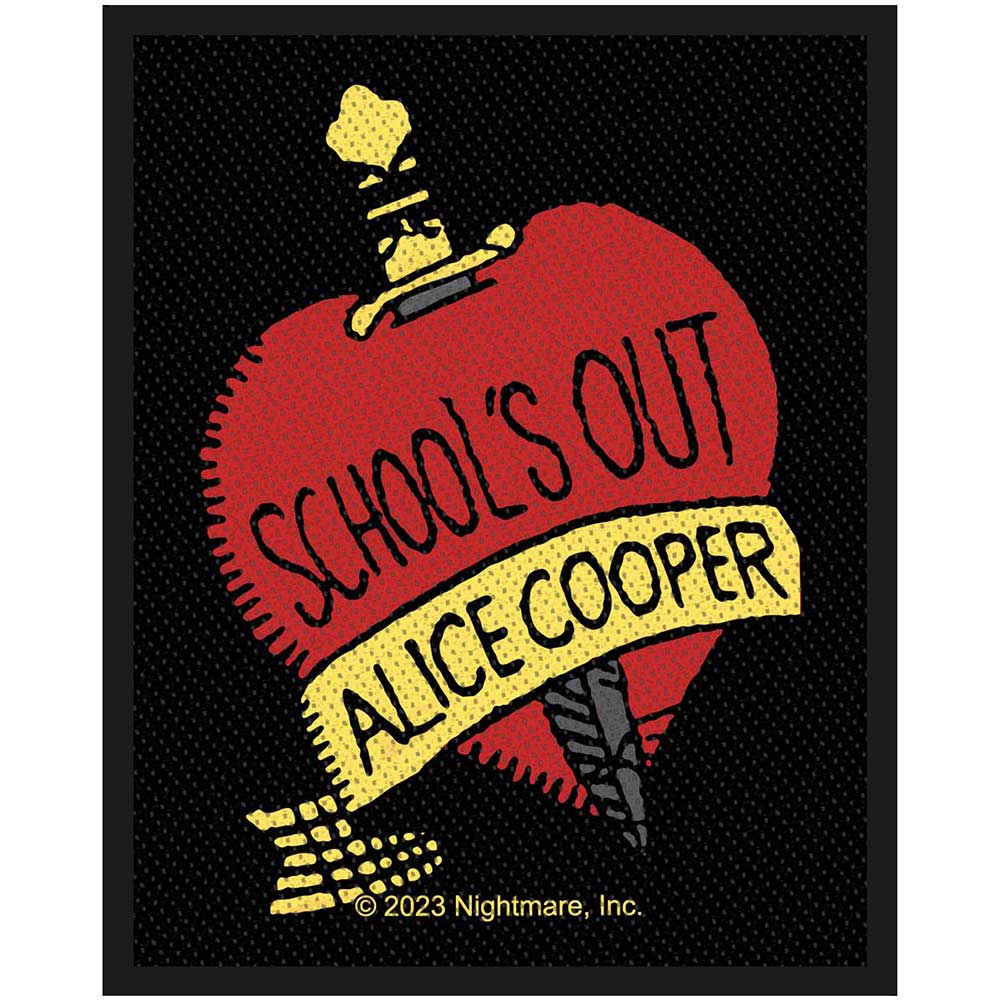 Alice Cooper Standard Patch: School&