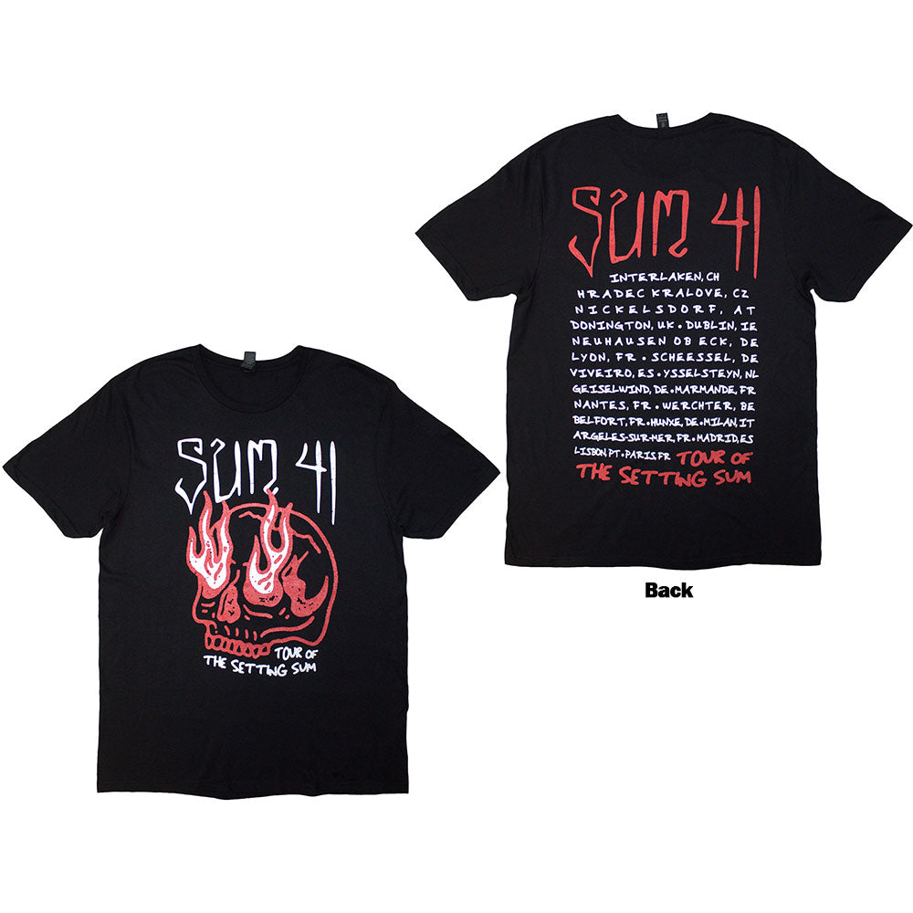 Sum 41 Unisex T-Shirt: Tour &