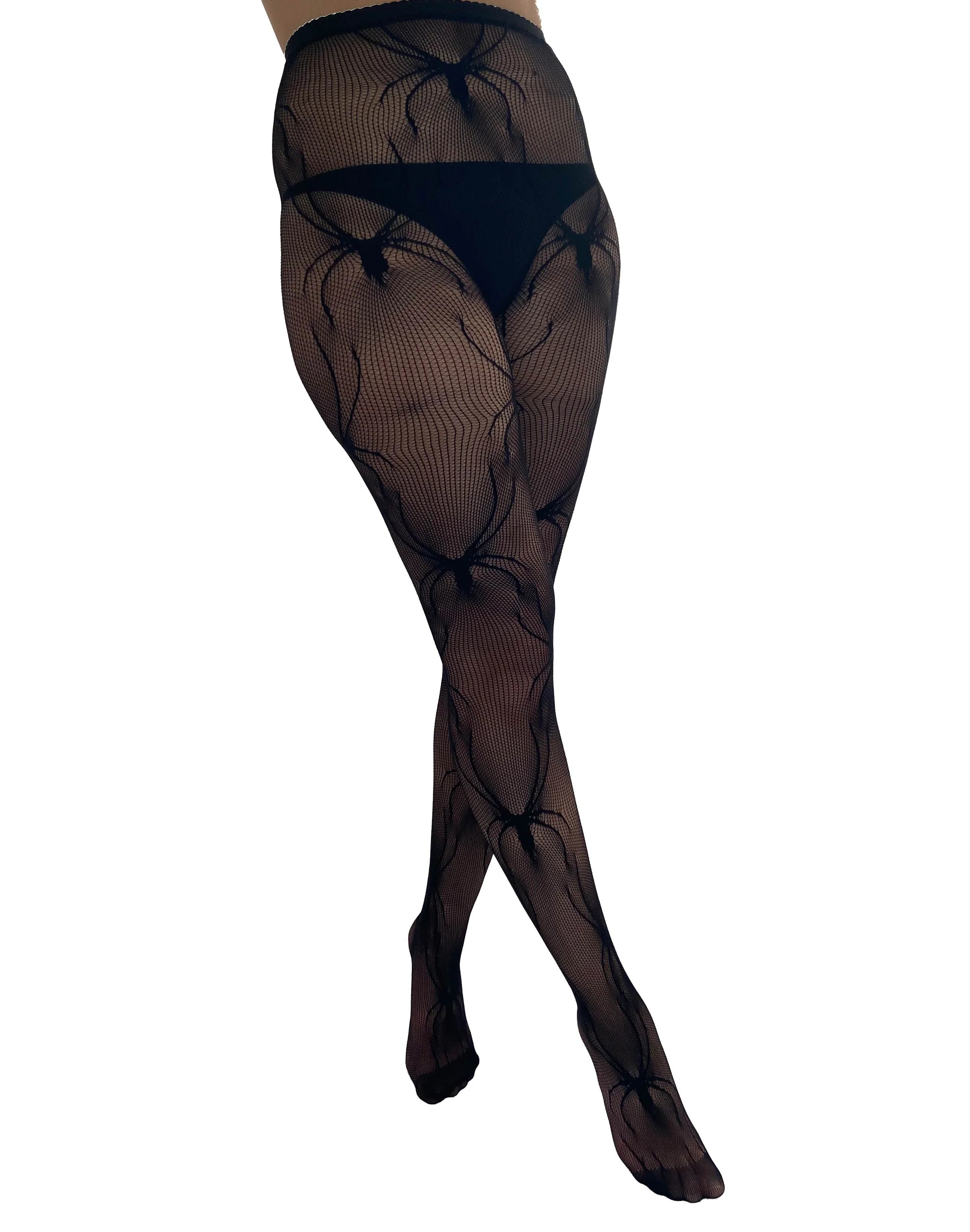 Spider Net Tights (Black)