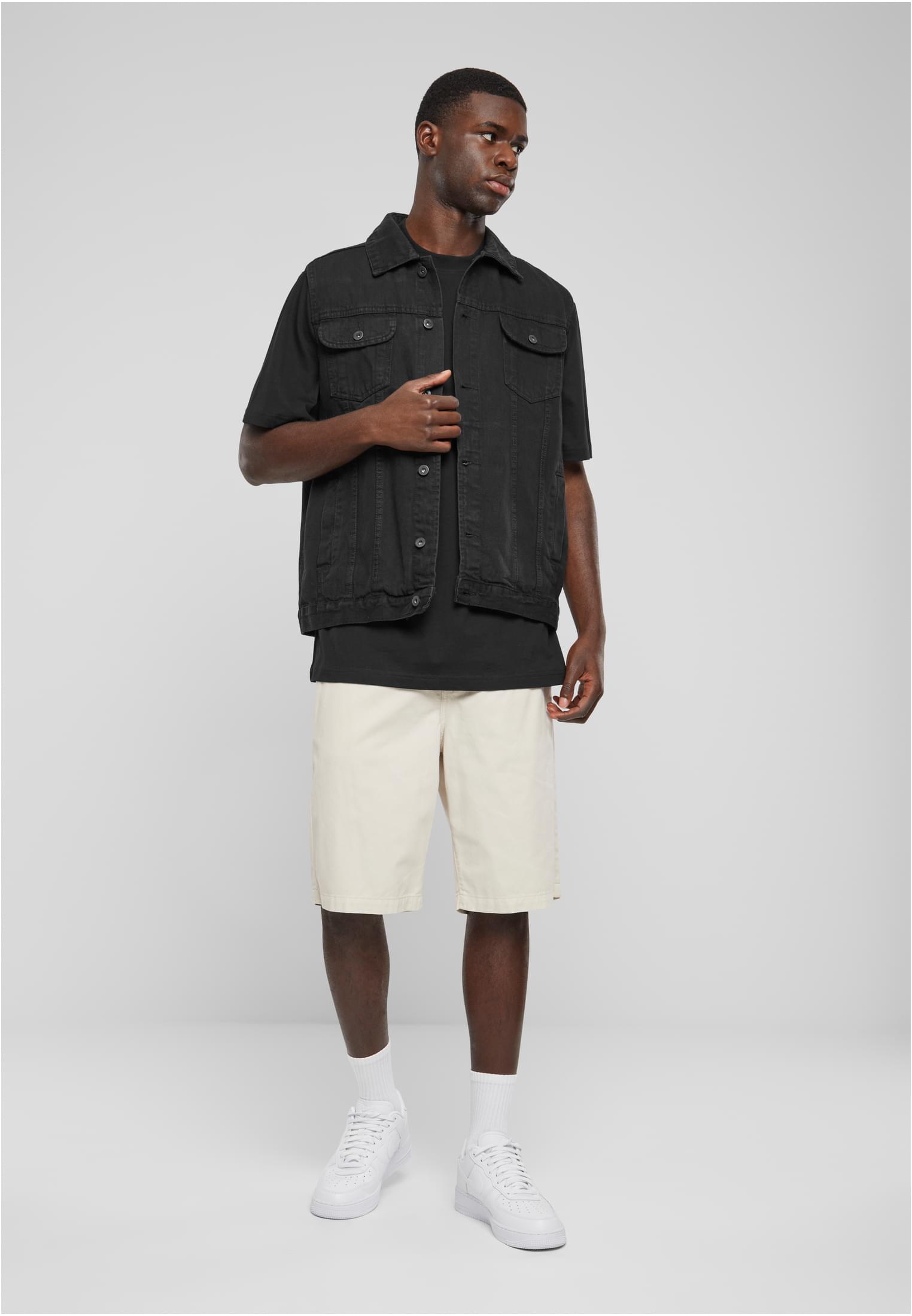 Denim Vest (Black)