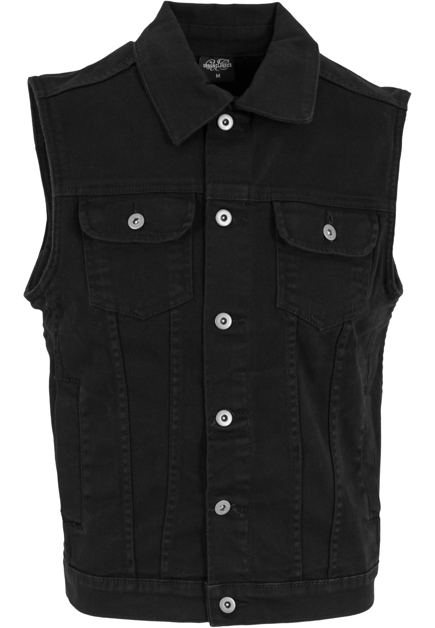 Denim Vest (Black)