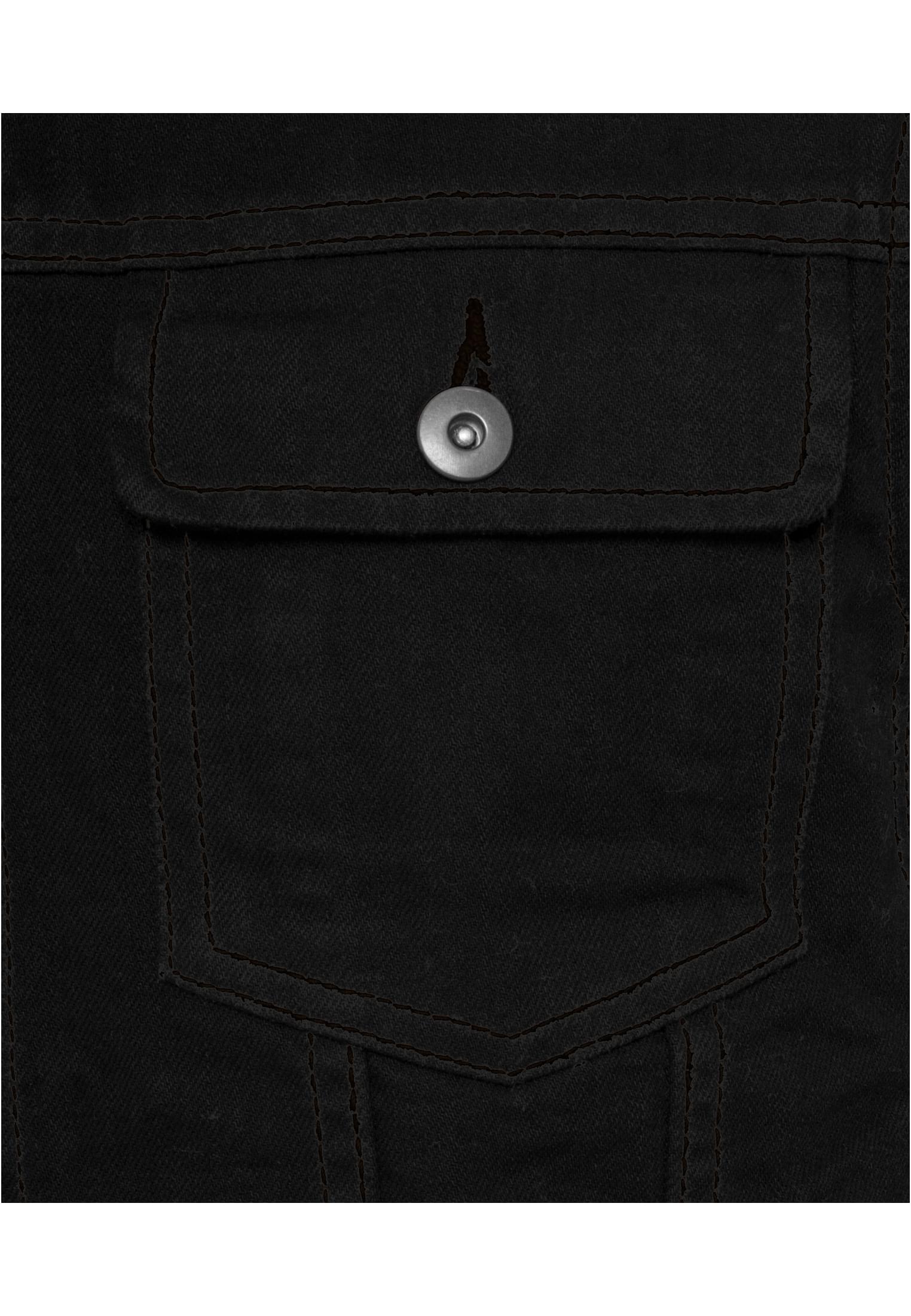Denim Vest (Black)