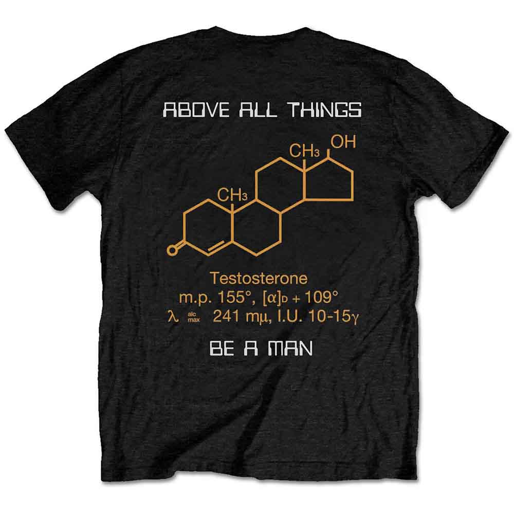 Type O Negative Unisex T-Shirt: Be A Man (Black) (Back Print)