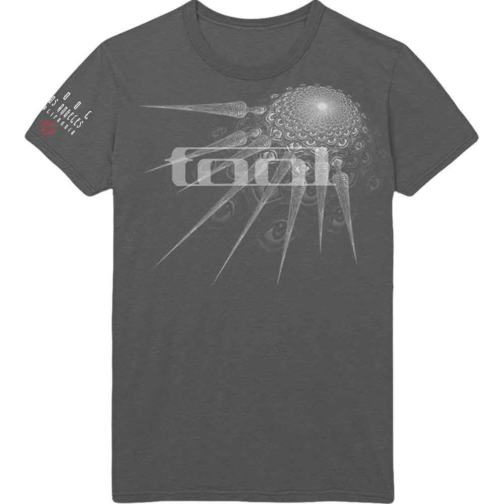 Tool Unisex T-Shirt: Spectre Spike (Charcoal Grey) (Back Print)