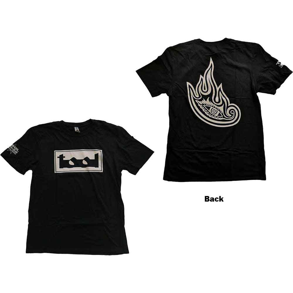 Tool Unisex T-Shirt: Wirebox (Black) (Back & Sleeve Print)