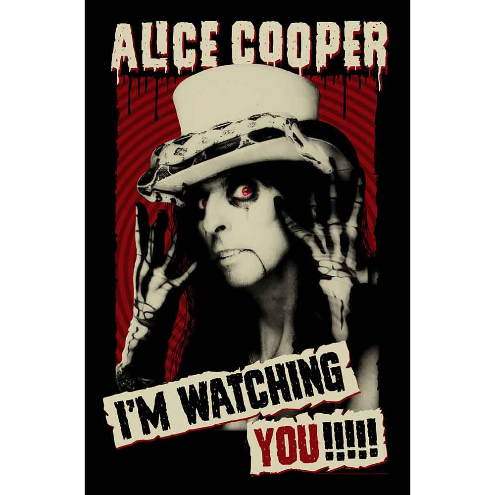 Alice Cooper Textile Poster: I&