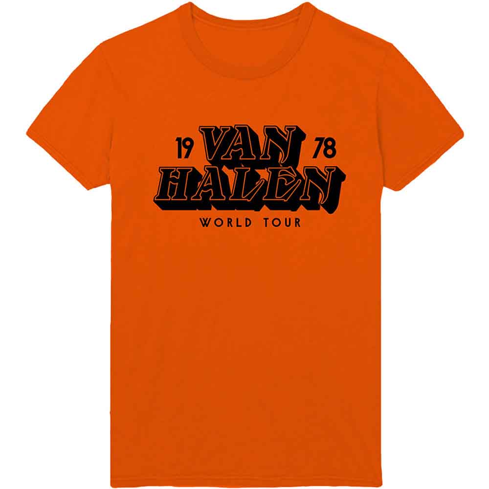 Van Halen Unisex T-Shirt: World Tour &