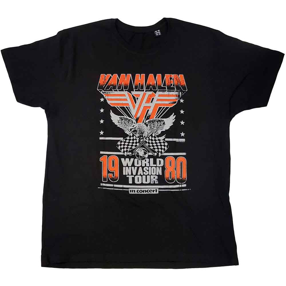 Van Halen Unisex T-Shirt: Invasion Tour &