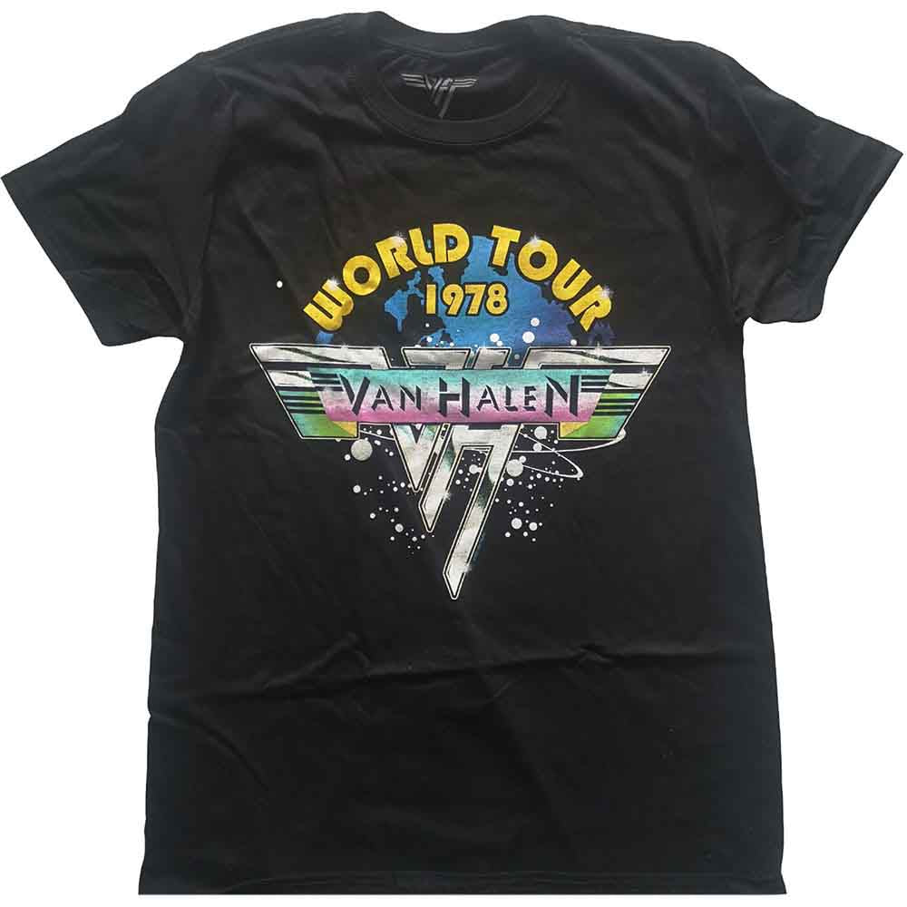 Van Halen Unisex T-Shirt: World Tour &