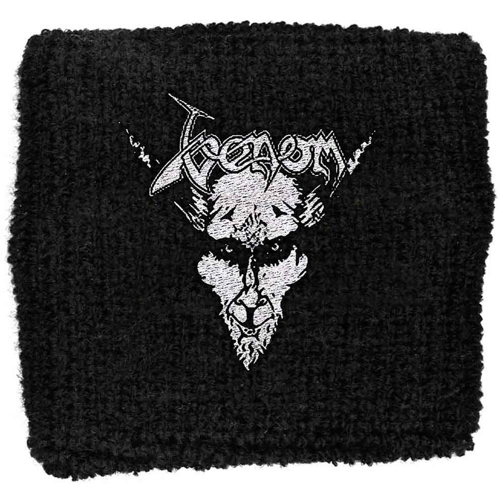 Venom Embroidered Wristband: Black Metal