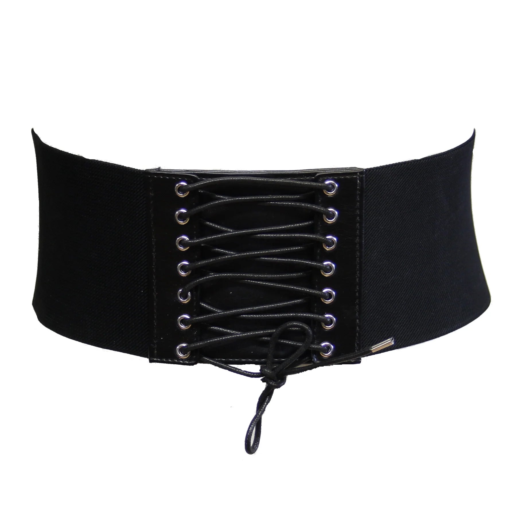 Elasticated Waist Lace Up Corset Belt - ZBELT501