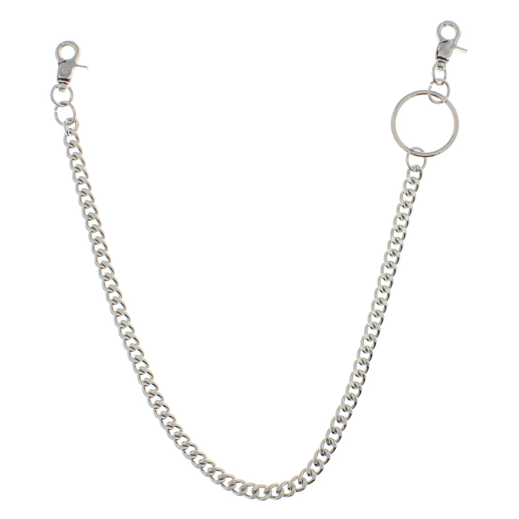 55cm Rhodium Key Chain or Hip Chain