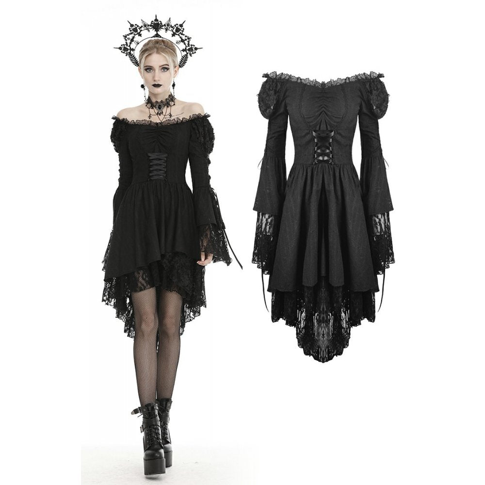Gothic decadent longsleeves cocktail dress ( Dark In Love) – RATTLESNAKE