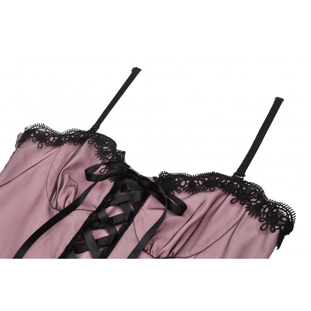 Cool mesh pink doll dress (✦ Dark In Love)